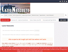 Tablet Screenshot of lazionascosto.it